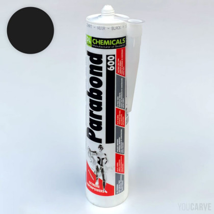 Black adhesive sealant (PARABOND 600)