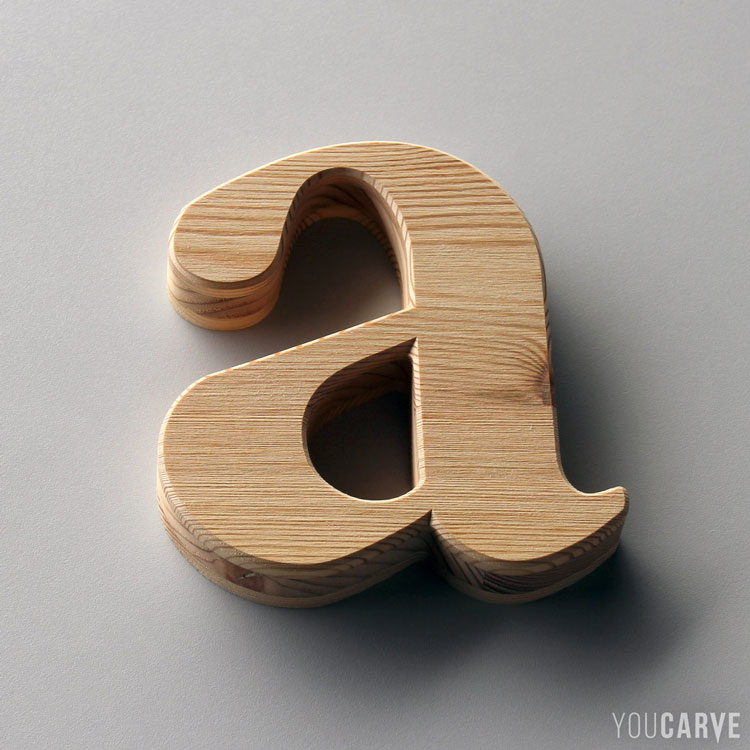 Galerie photo - Lettres en bois