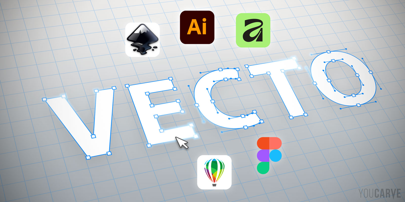Comment vectoriser du texte : tutoriel pour Illustrator, Inkscape, Affinity, CorelDRAW, et Figma