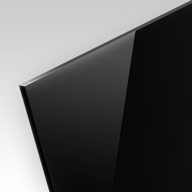 Vignette matériau, PMMA (plexi) opaque noir brillant ép. 3 mm