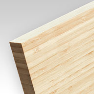 Vignette matériau, bambou naturel lamellé-collé ép. 19 mm