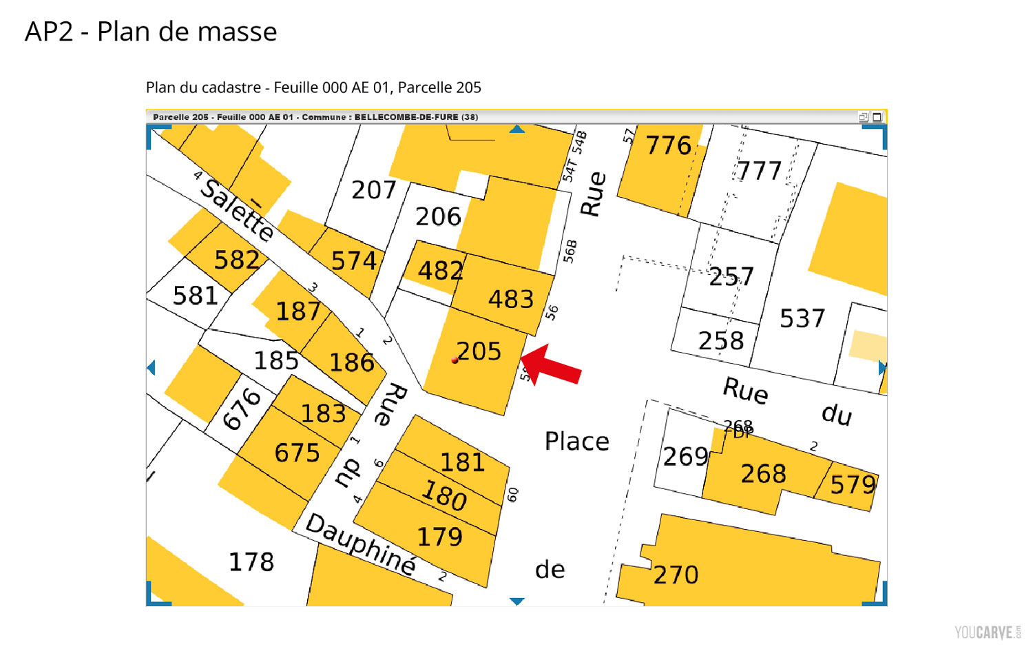 Supporting document - AP2 - Site plan Fictional Signage Authorization Request Project - Supporting document example: AP2 - Site plan