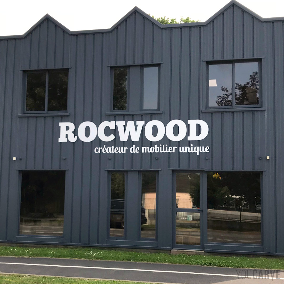 Dibond Lettering Alu-Dibond Signs: Photos and Project Examples | YouCarve